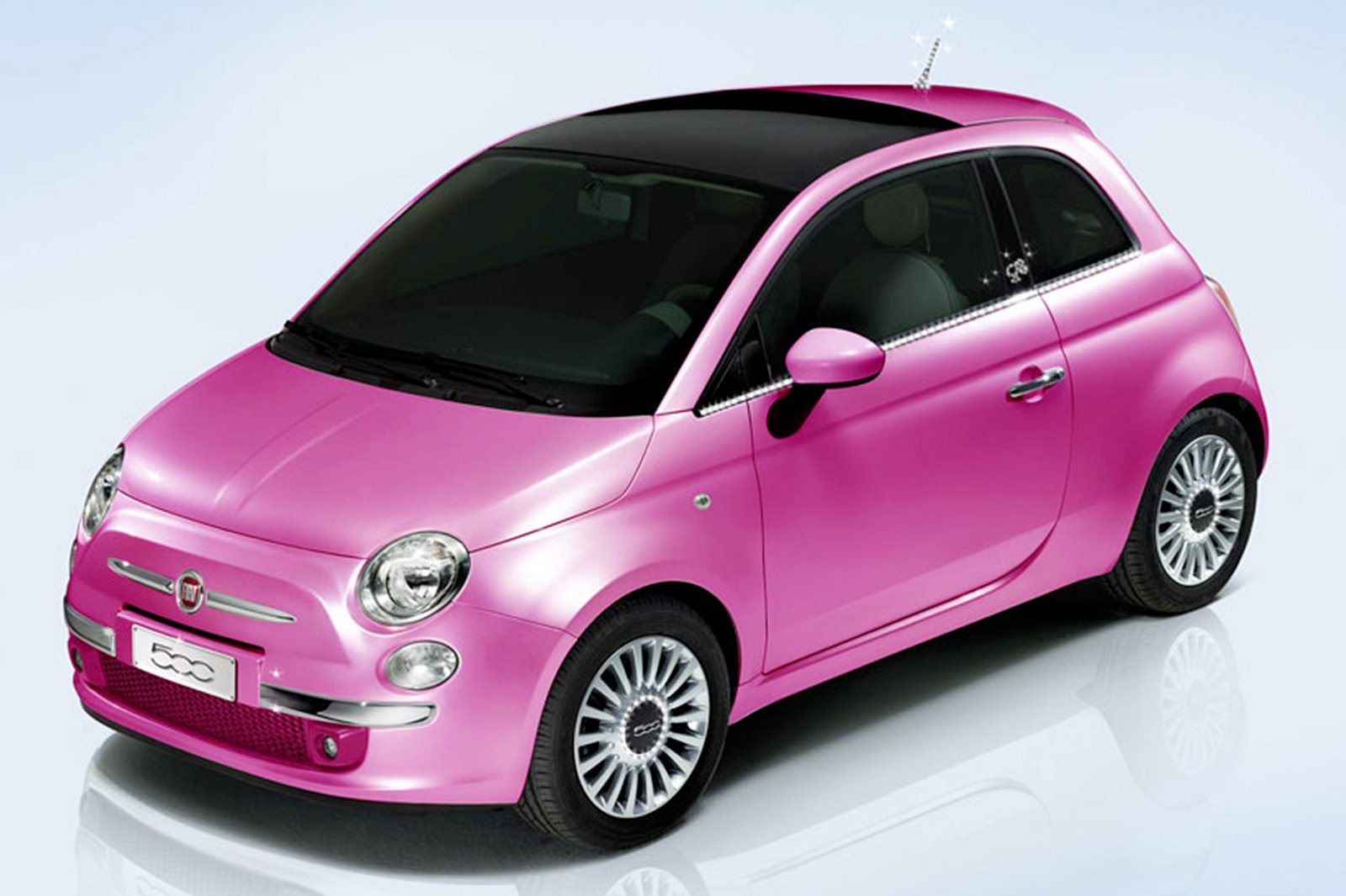 Shocking Pink Fiat 500 Was A Barbie Homage Before 'Barbenheimer