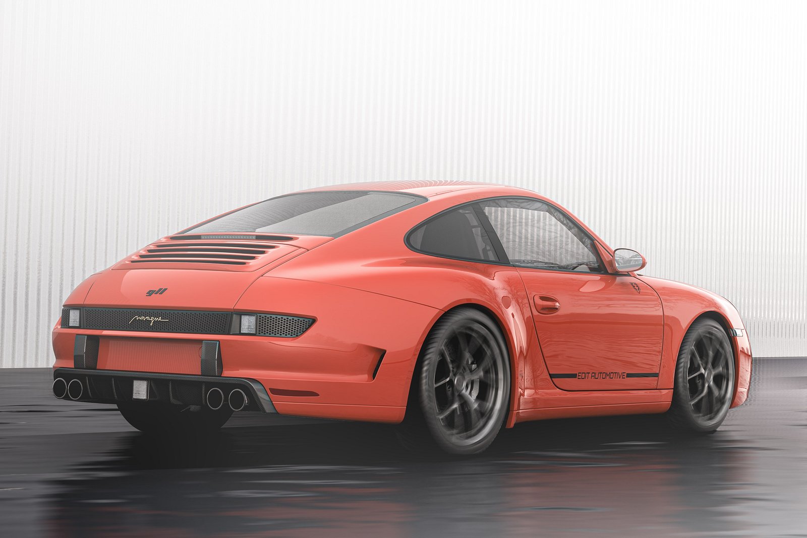 997 Porsche 911 Gets Restomod Treatment With 930-Inspired Bodywork