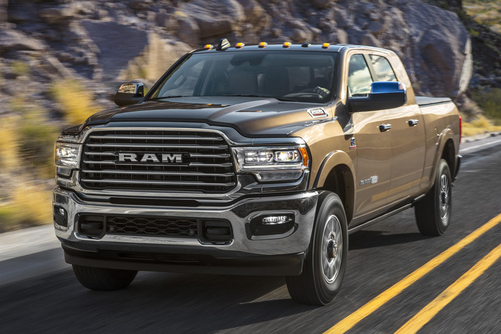 Fiat Chrysler took the wraps off the new heavy-duty Ram 2500 and 3500 picku...