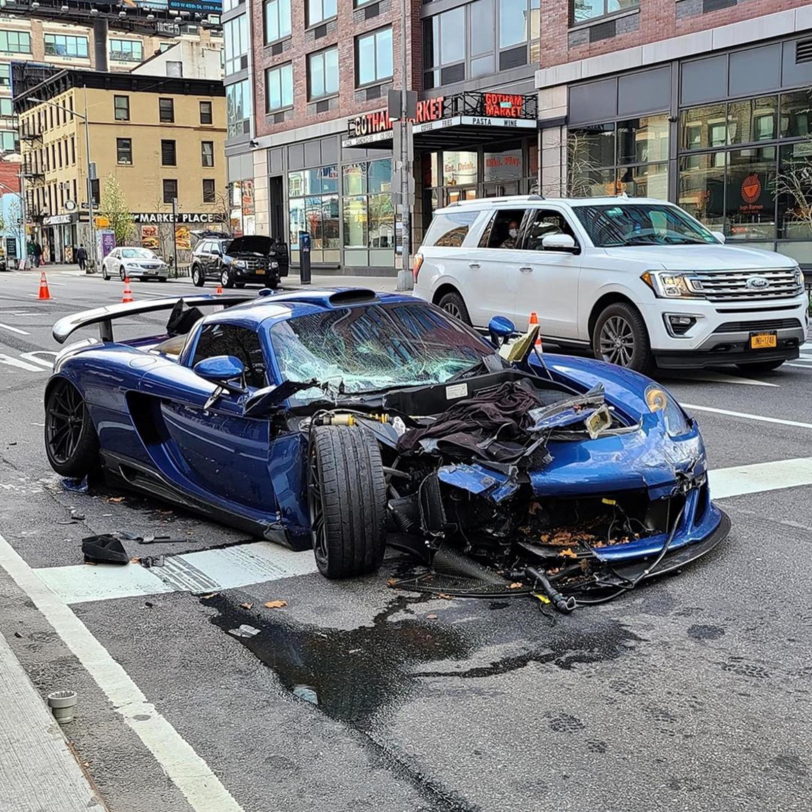 photo of $780,000 Gemballa Mirage GT SMASHED Beyond Recognition image