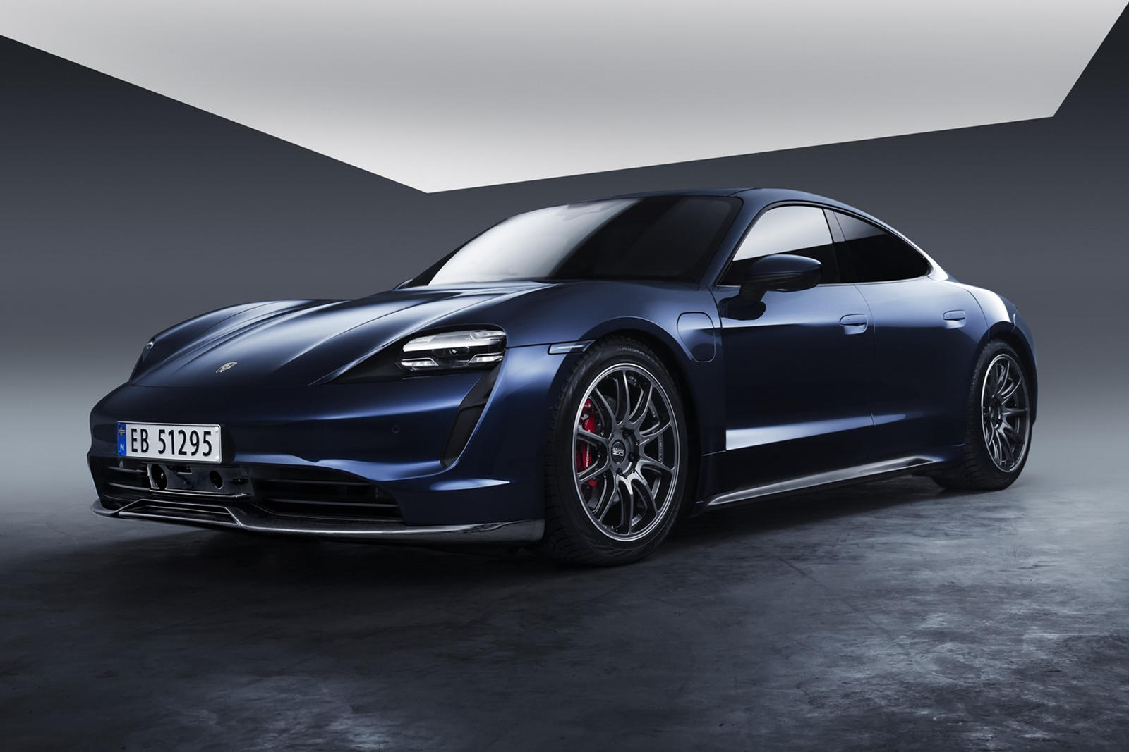 photo of Porsche Taycan Gets First Official Carbon Fiber Body Kit image