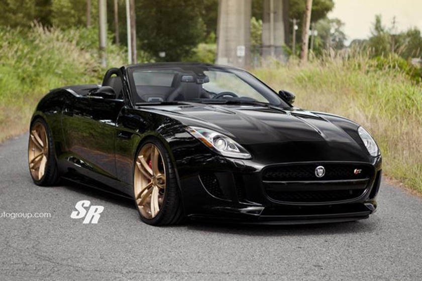 This Blacked Out Jaguar F Type Deserves Gold Rims Carbuzz