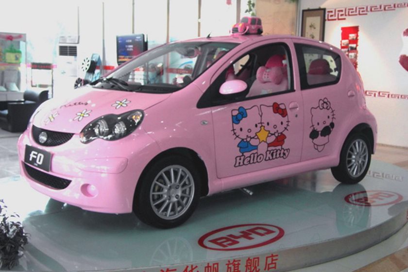 Hello Kitty - Hello Kitty Happy smart car full wrap Sanrio + smart