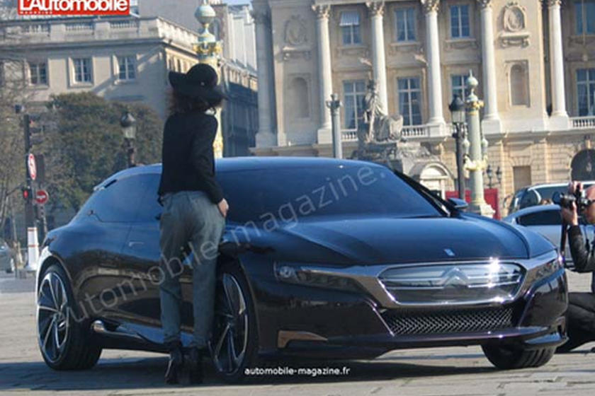 Citroen Ds9 Concept Finally Spotted Uncloaked In Paris Carbuzz