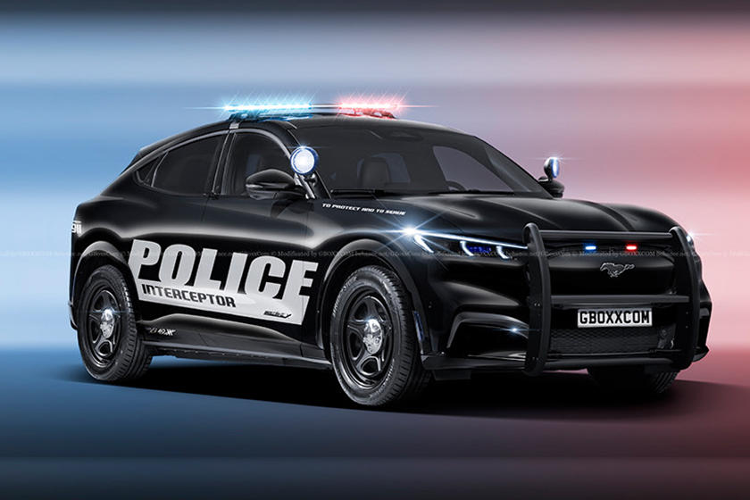 Ford Mustang Mach E Begs To Become A Police Car Carbuzz
