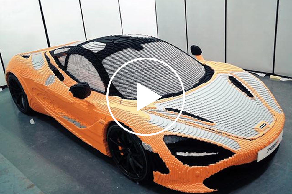 This Life-Size Lego McLaren 720S Took 2,000 Hours To Build ...