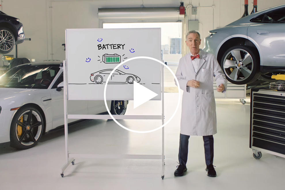photo of Bill Nye The Science Guy Explains The Porsche Taycan image