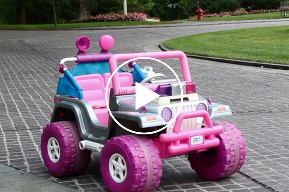 barbie car video