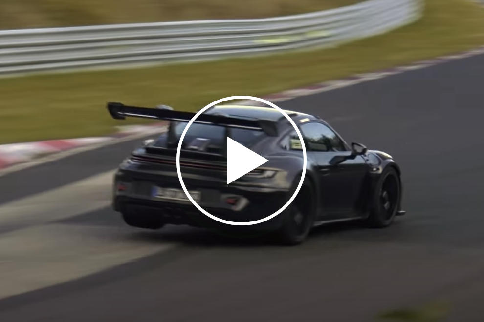photo of Watch The New Porsche GT3 RS Take A Beating On The Nurburgring image