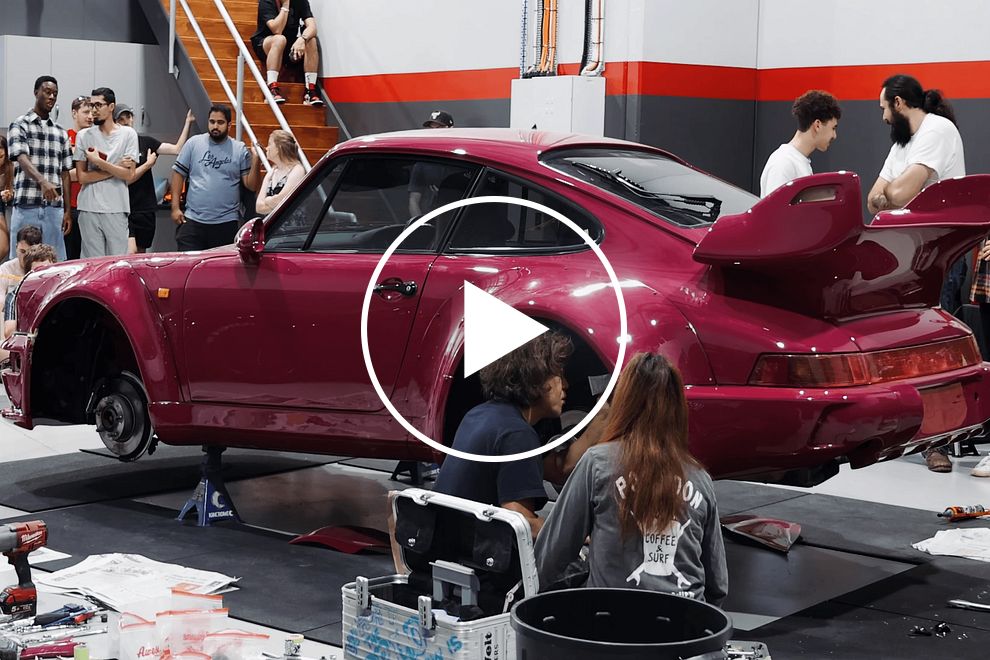 Watch RWB Founder Akira Nakai Build Rubystone Porsche 964 Widebody