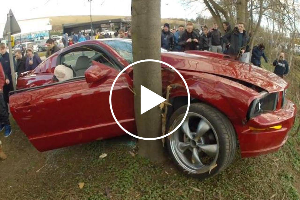  ¿Por qué los Mustang siempre parecen chocar contra los autos?