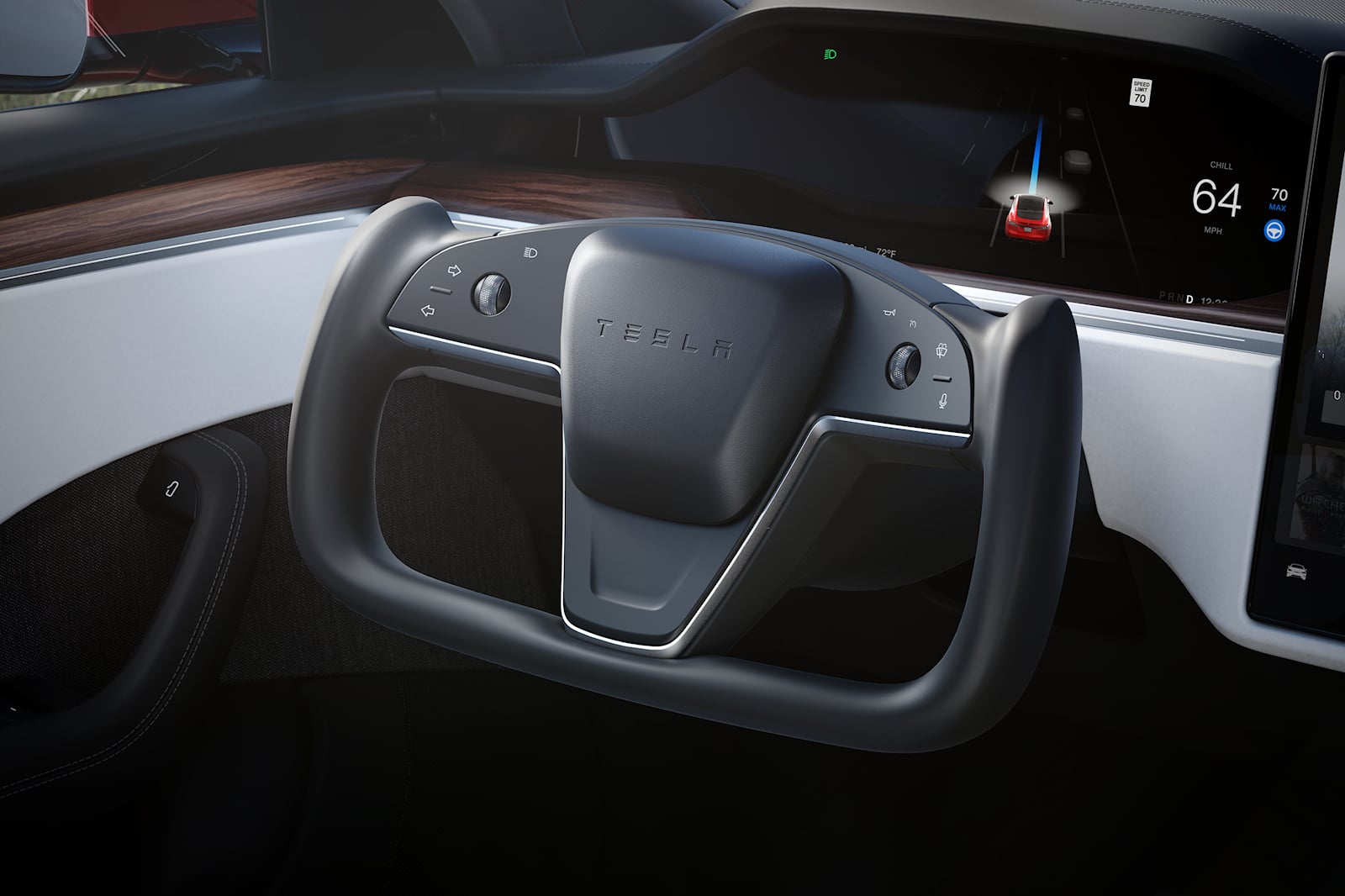 Tesla Cybertruck Likely To Get Yoke Steering Wheel | CarBuzz