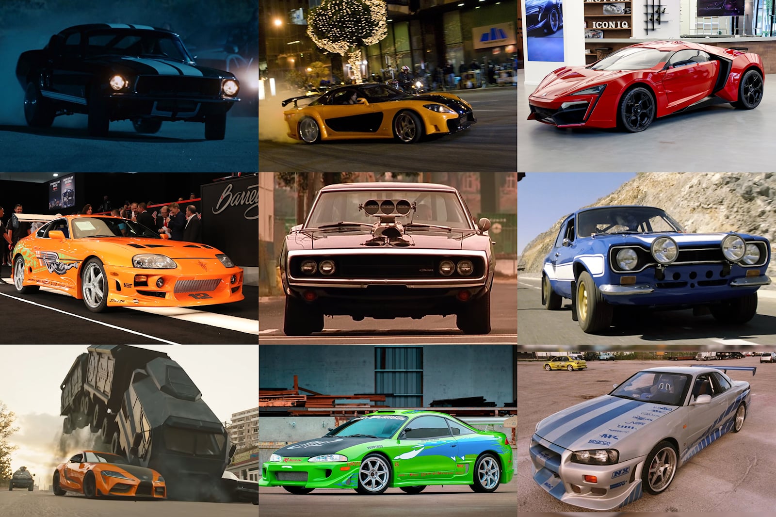 fast and furious 7 2022 cars