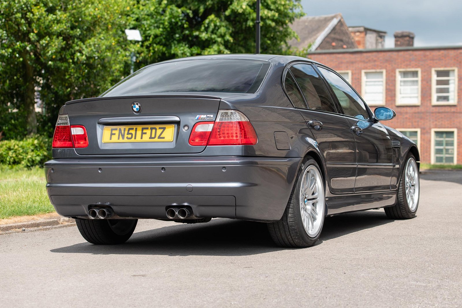 This E46 BMW M3 Four-Door Sedan Was Once A Humble 320i