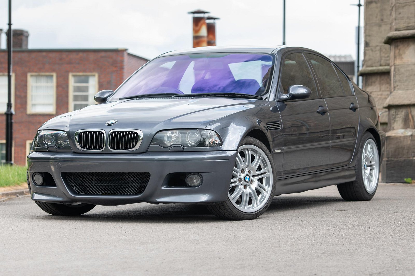 This E46 BMW M3 Four-Door Sedan Was Once A Humble 320i