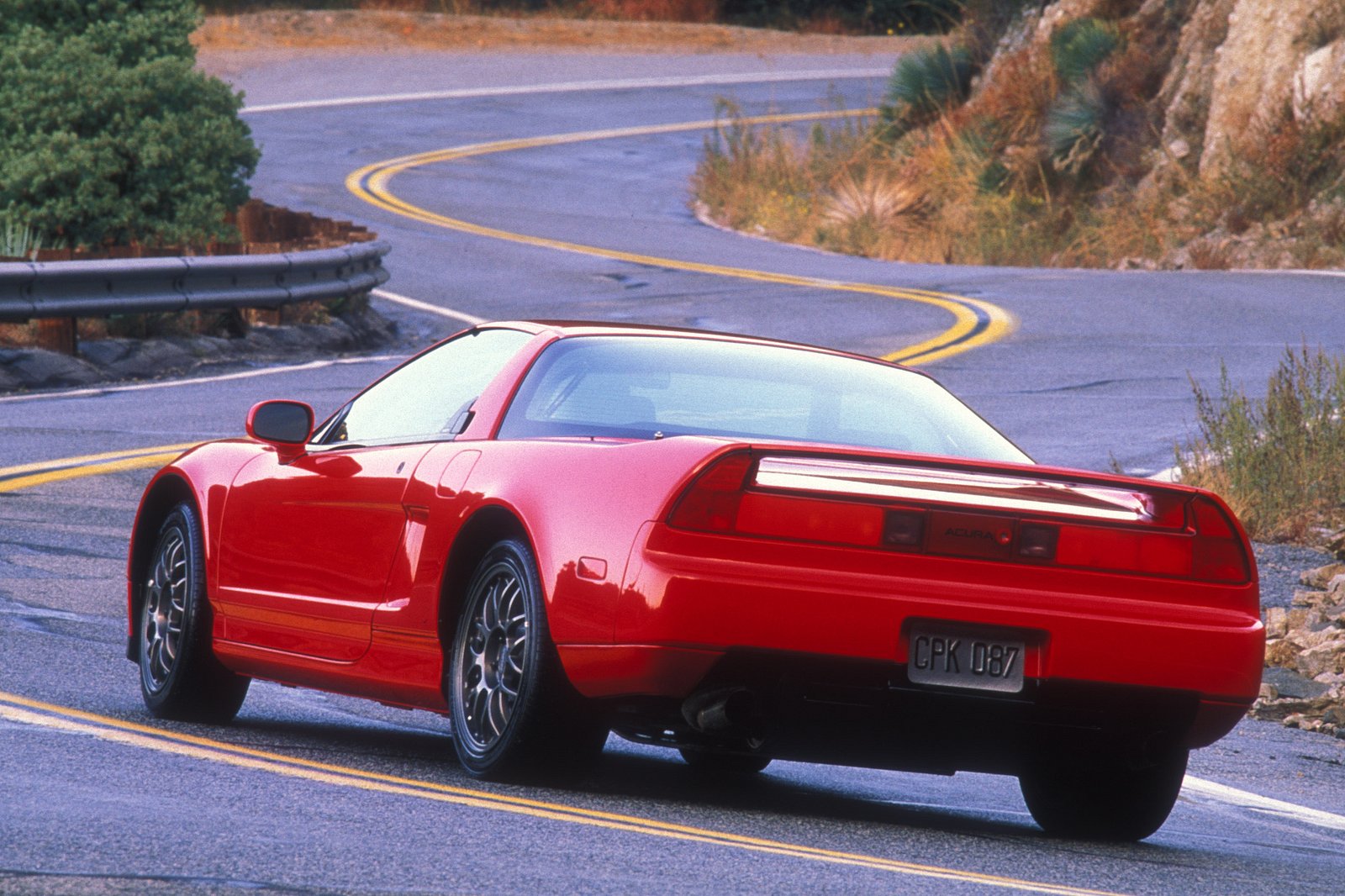1991-2001 讴歌 NSX 驾驶后视图