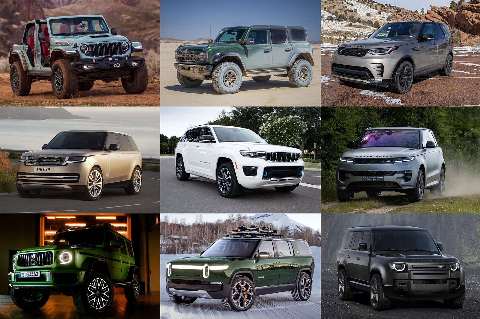 The Top 10 Off-Road Vehicles for Conquering Any Terrain - Land Rover Range Rover All-Terrain Capabilities