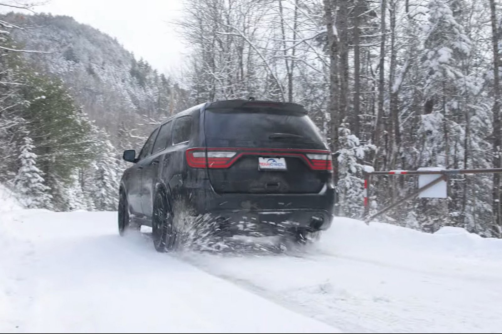 Watch: Dodge Durango SRT Hellcat Nearly Beats Subaru WRX On Snowy Rally ...