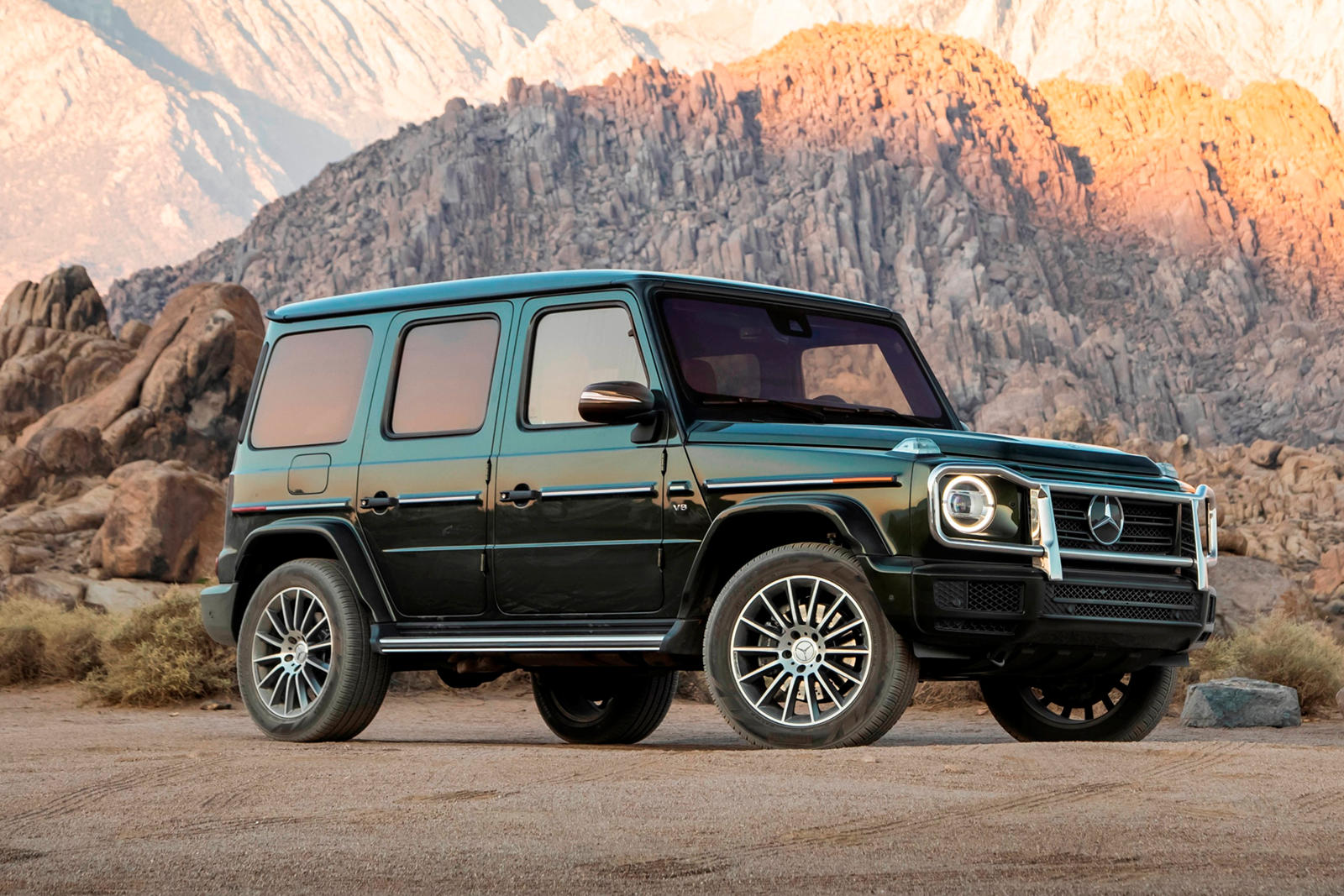 2019-2023 Mercedes-Benz G-Class G550 Front Angle View