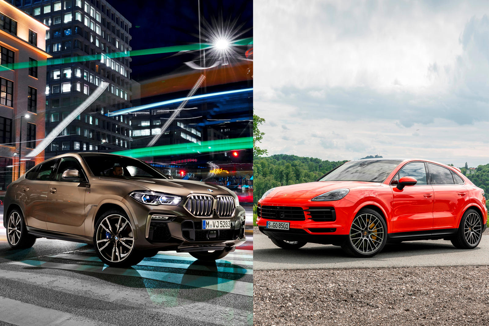 Porsche Cayenne Coupe Vs Bmw X6 Which Suv Coupe Is King Carbuzz
