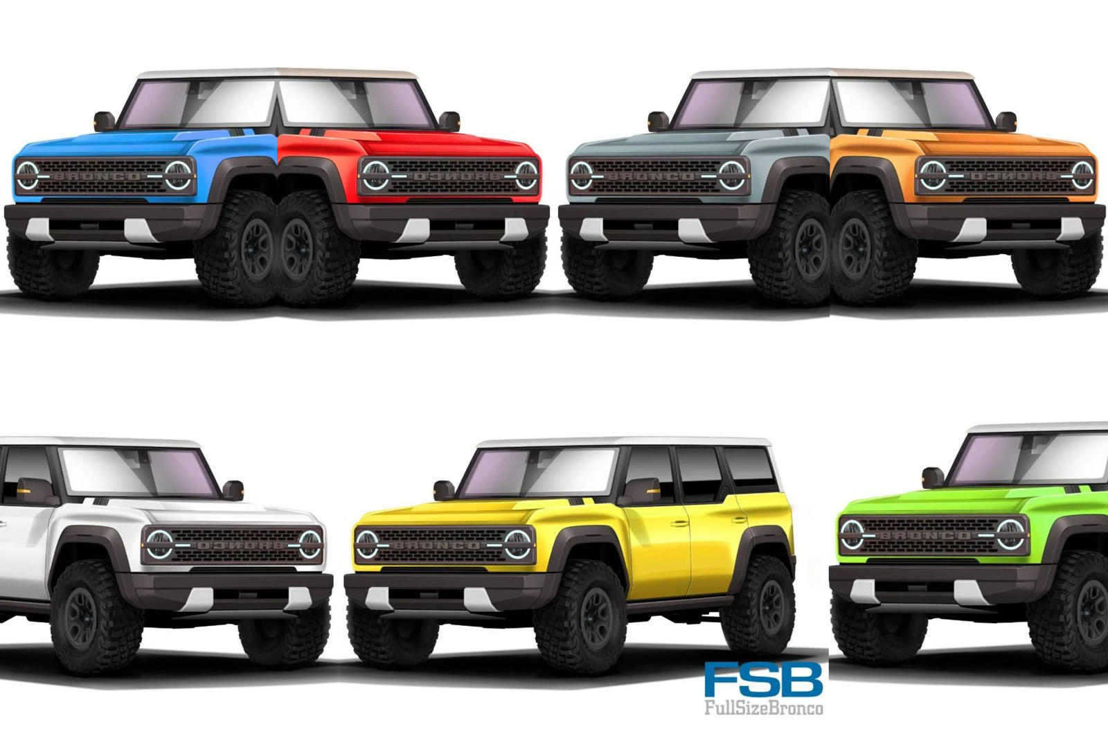 LEAKED: Here Are The Colors For The New Ford Bronco | CarBuzz
