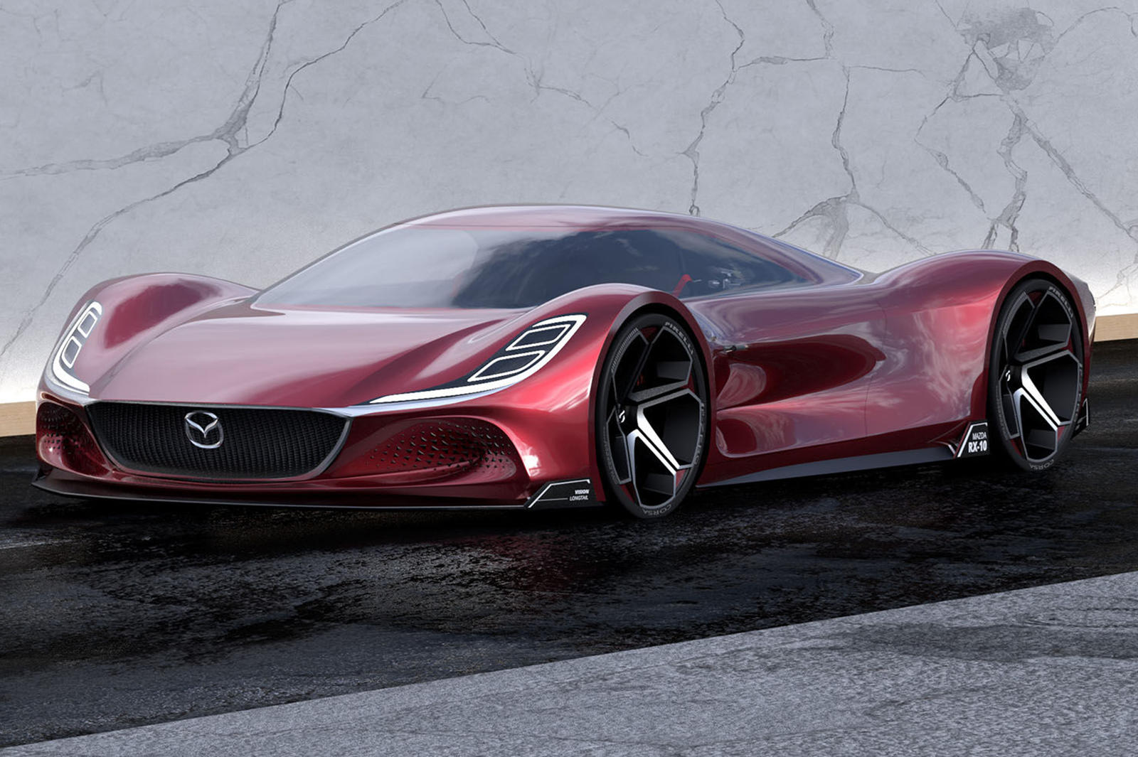 1,030-HP Mazda RX-10 Vision Is A Hydrogen-Powered Hypercar | CarBuzz