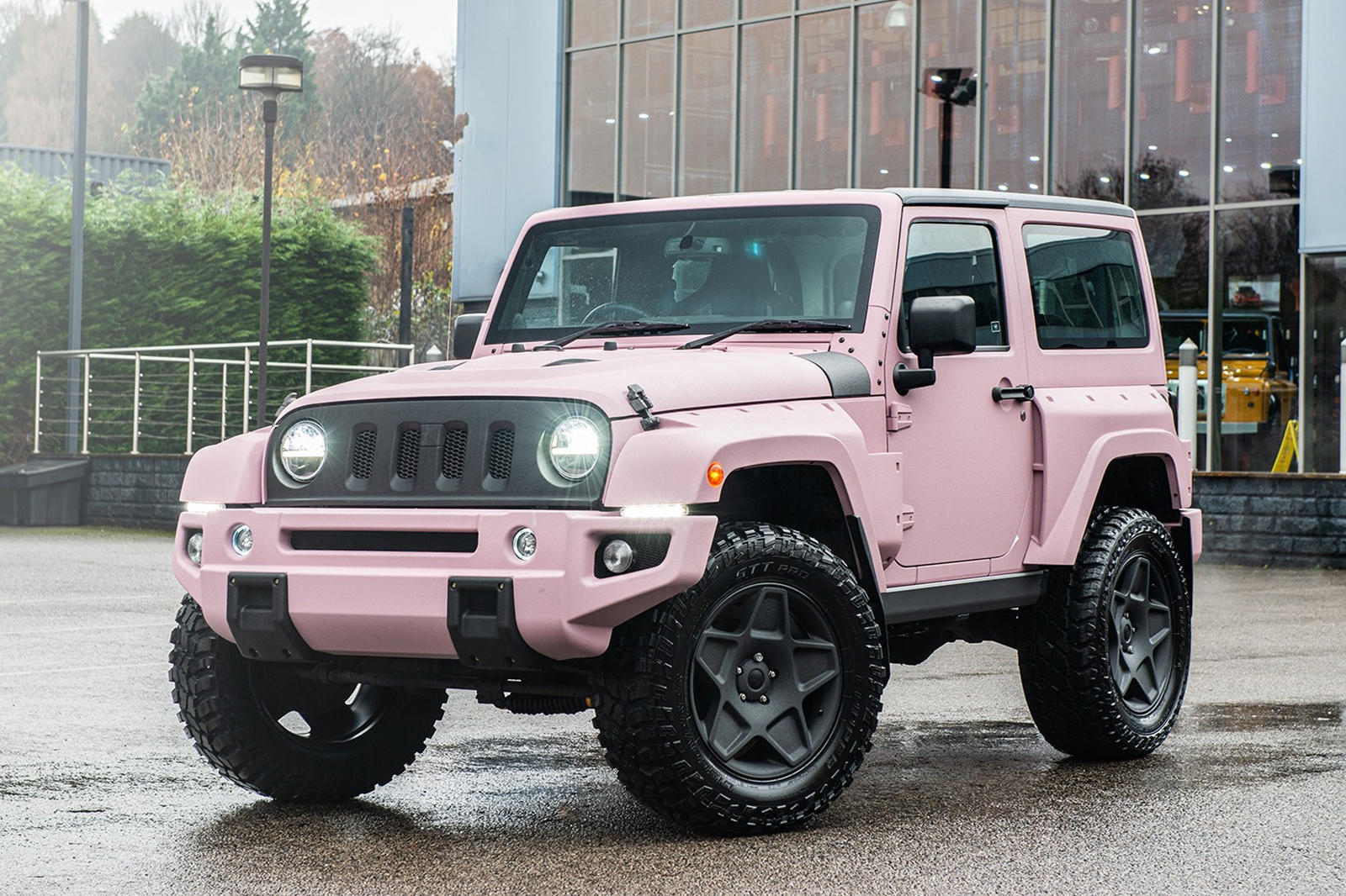 Jeep Wrangler Transformed Into A Pink Weapon | CarBuzz