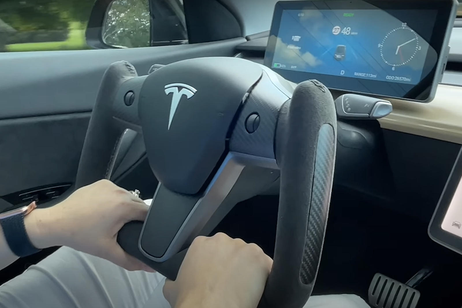 Tesla Model 3 Owners Can Now Get A Yoke Steering Wheel | CarBuzz