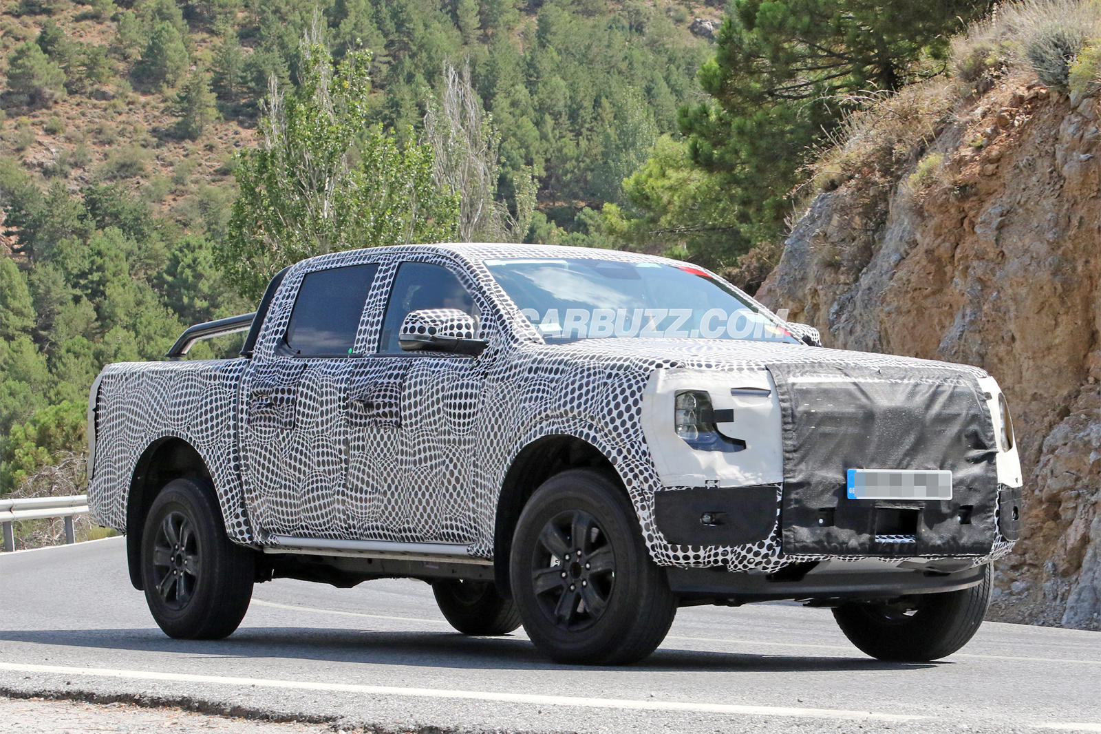 Next-Generation Ford Ranger Shows Its Face With Hybrid Technology