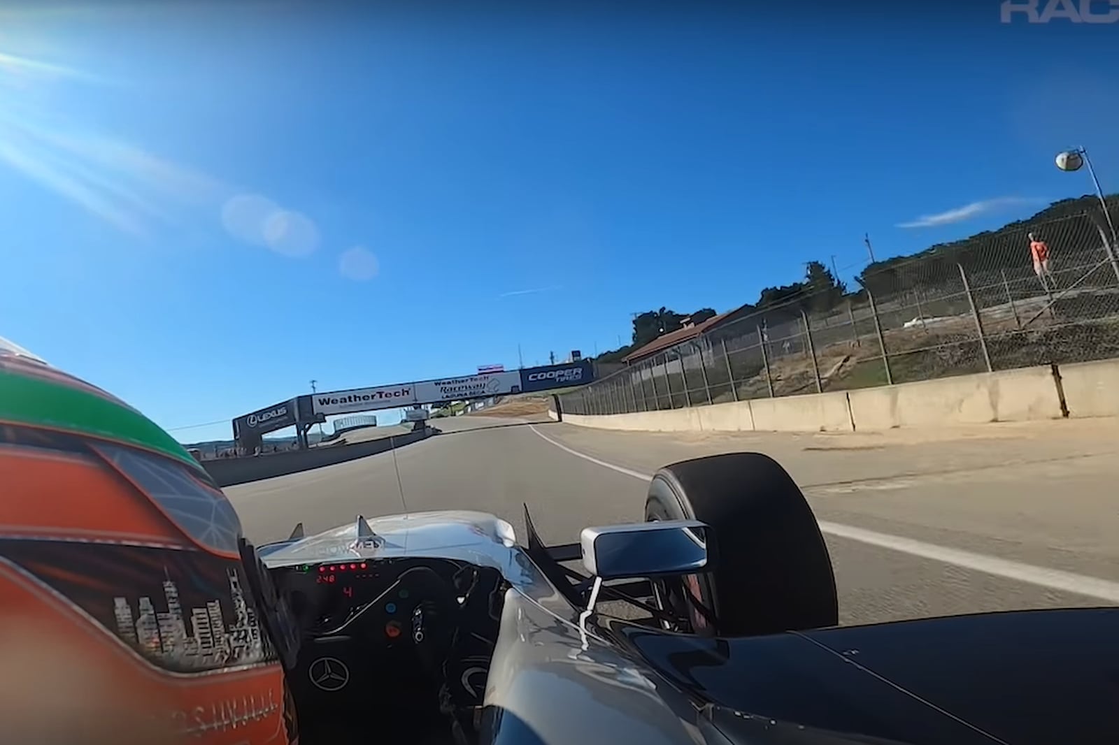 Watch A 23-Year-Old F1 Car Destroy A Brand New IndyCar Around Laguna Seca CarBuzz