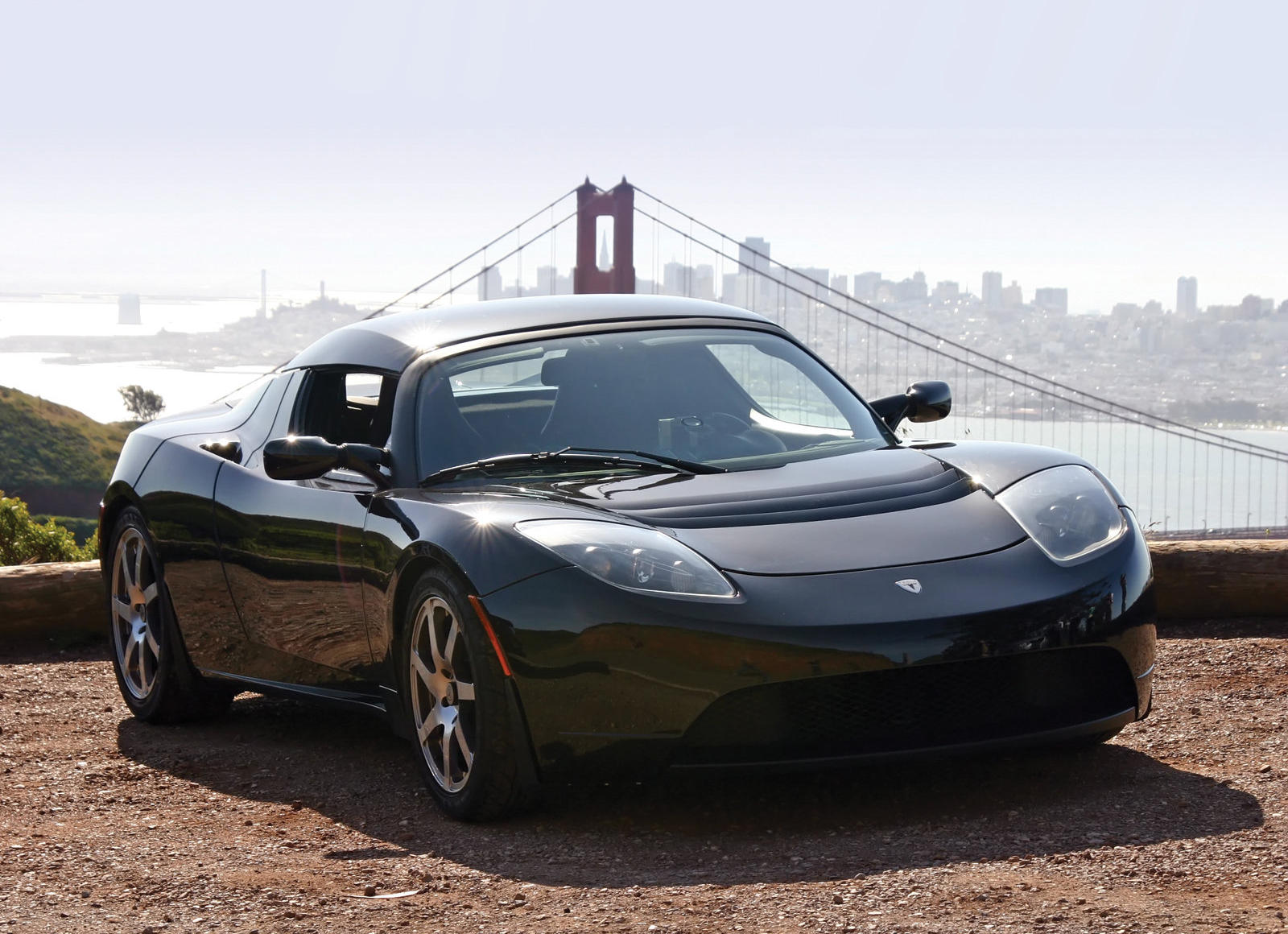 2008 Tesla Roadster Front Angle View