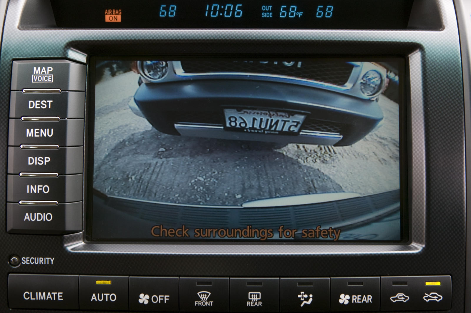 2008 Toyota Land Cruiser Camera Screen