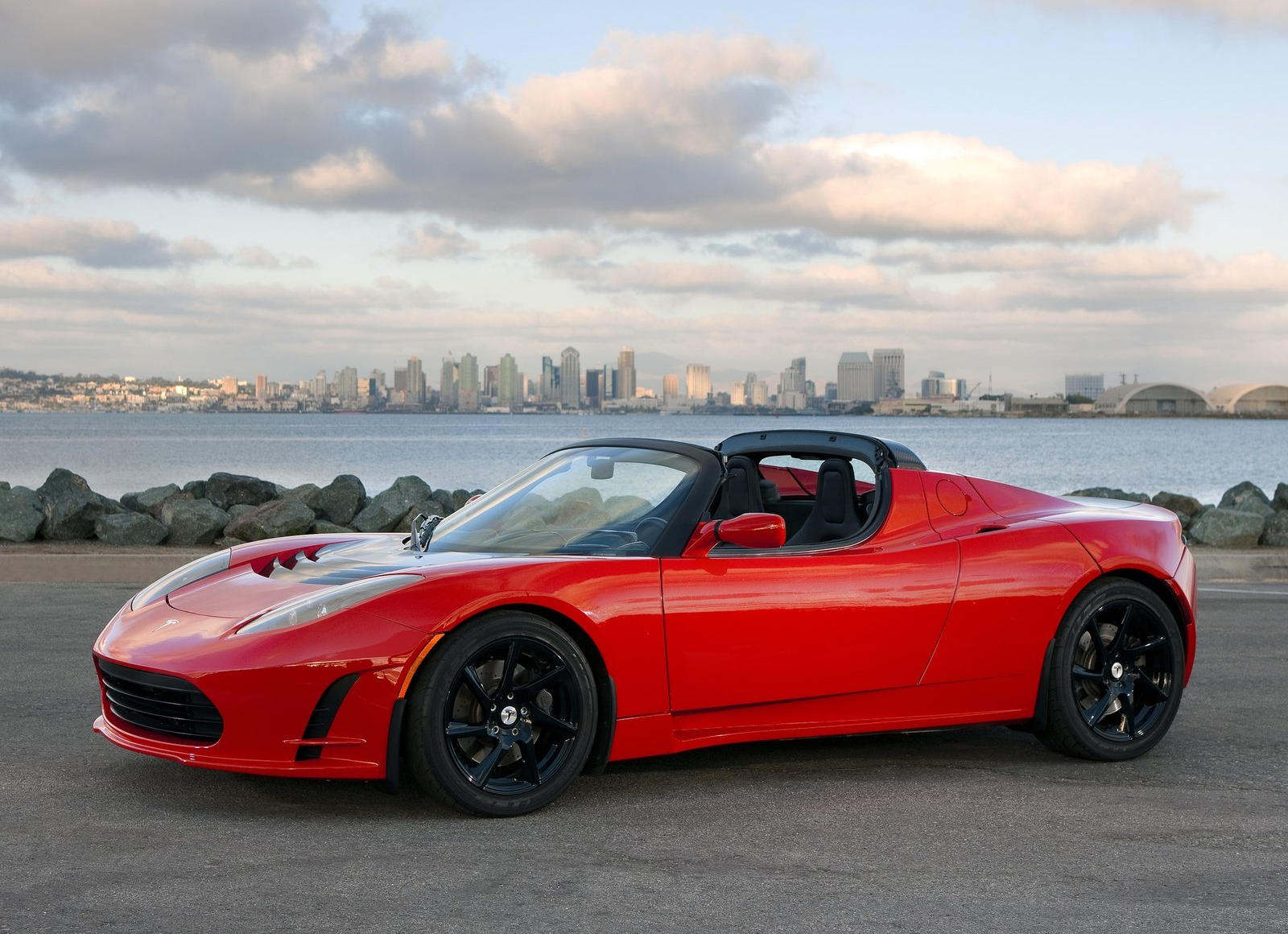 2011 Tesla Roadster Front Angle View