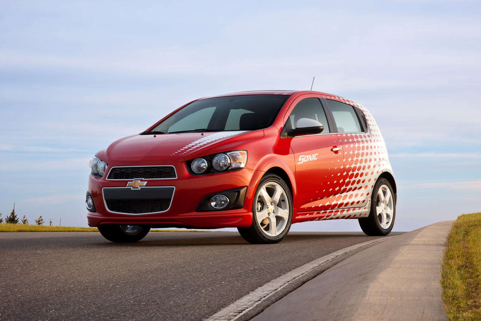 2012 Chevrolet Sonic Hatchback Front Angle View