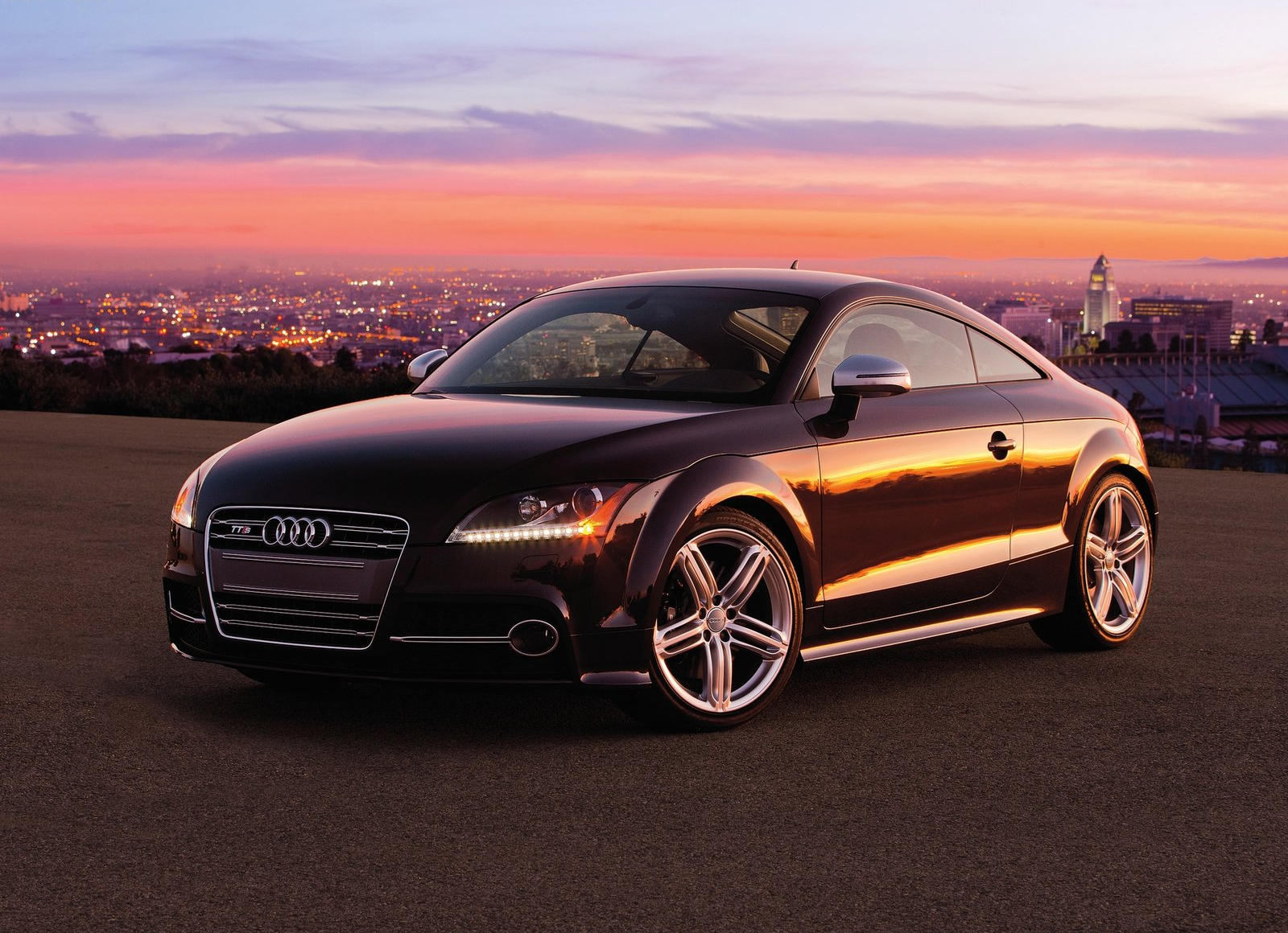 2013 Audi TTS Coupe Front Angle View