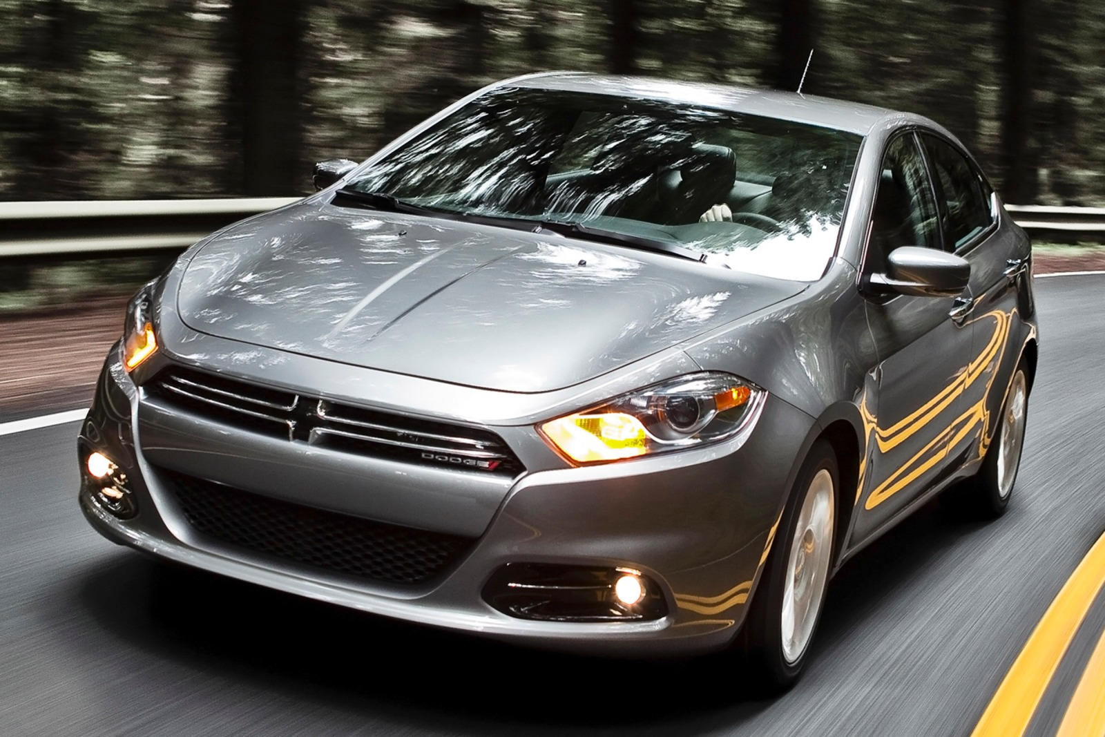 2013 Dodge Dart Front View Driving