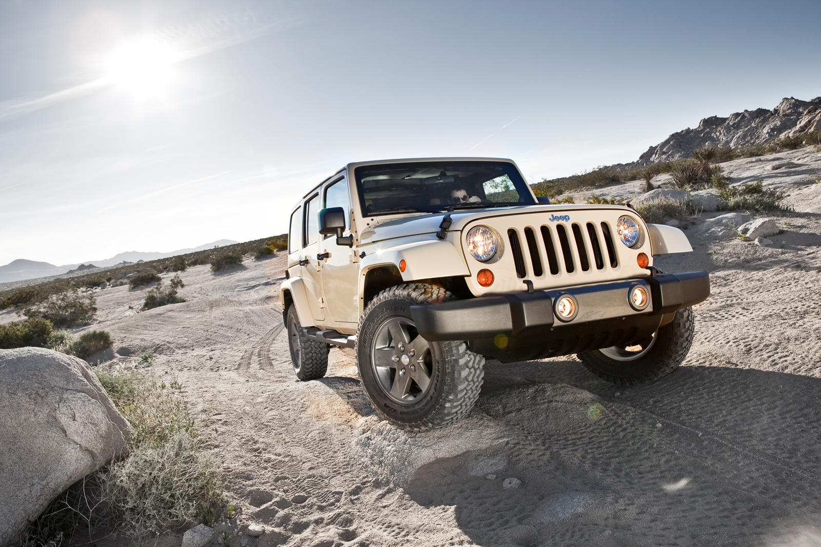 2013 Jeep Wrangler Unlimited Front Angle View