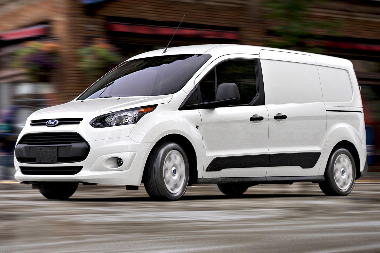 2014 Ford Transit Connect Cargo Van Front View Driving