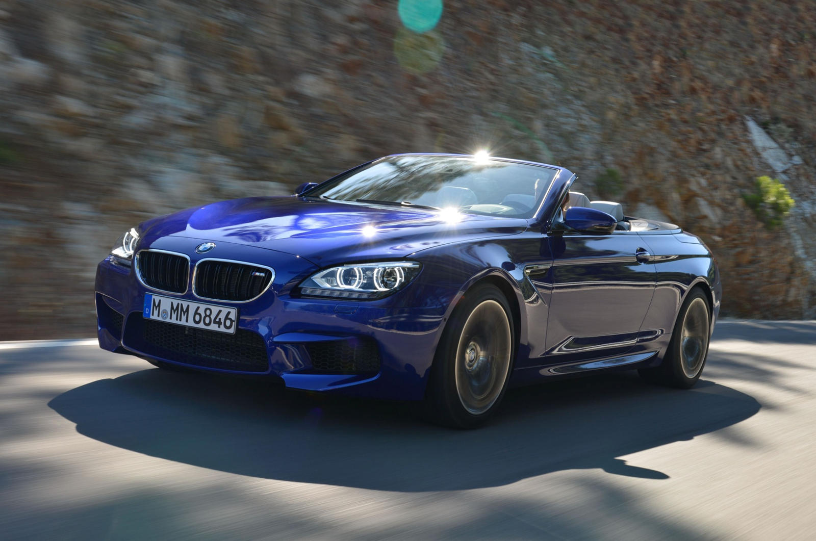 2015 BMW M6 Convertible Front View Driving