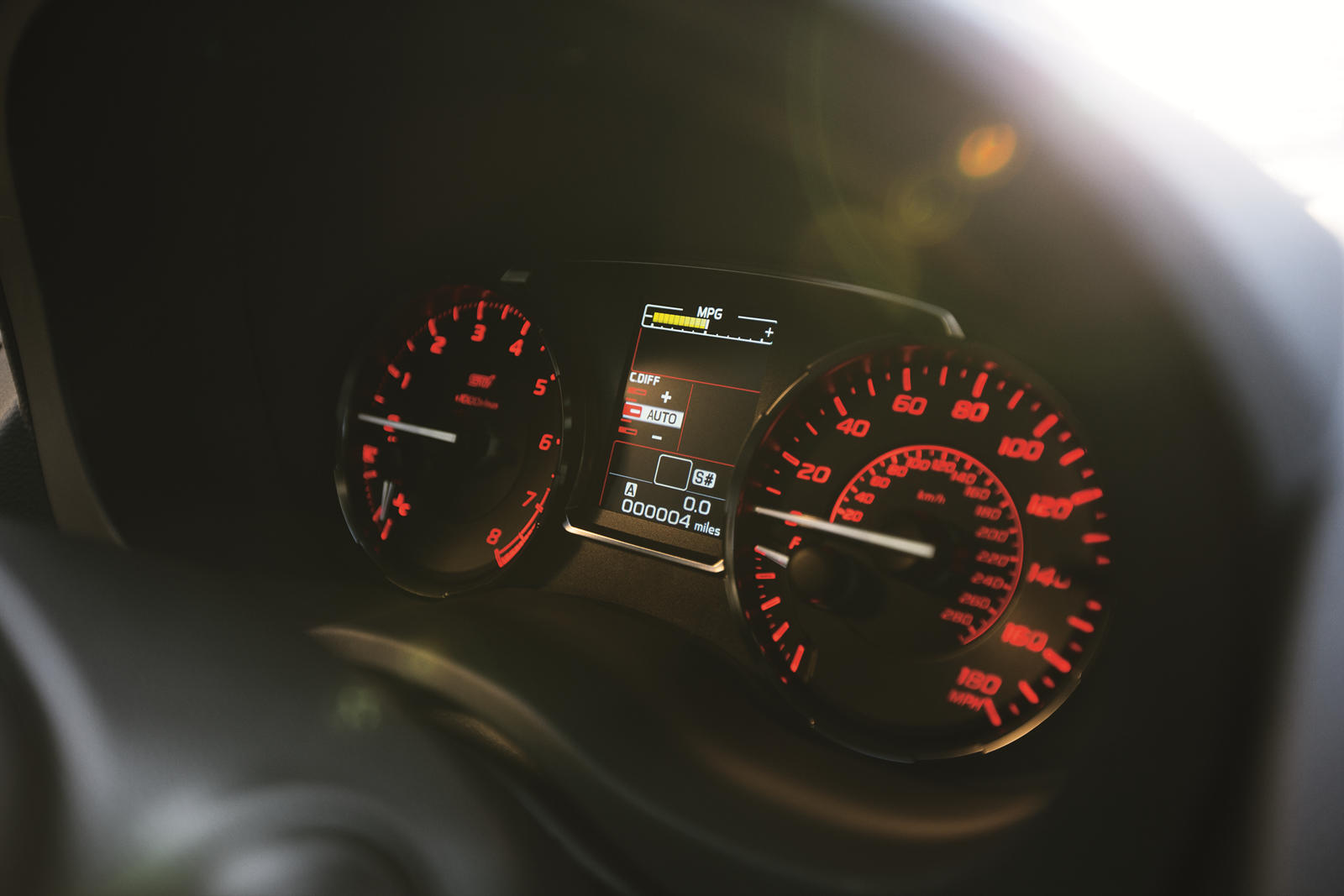 2015 Subaru WRX STI Dashboard