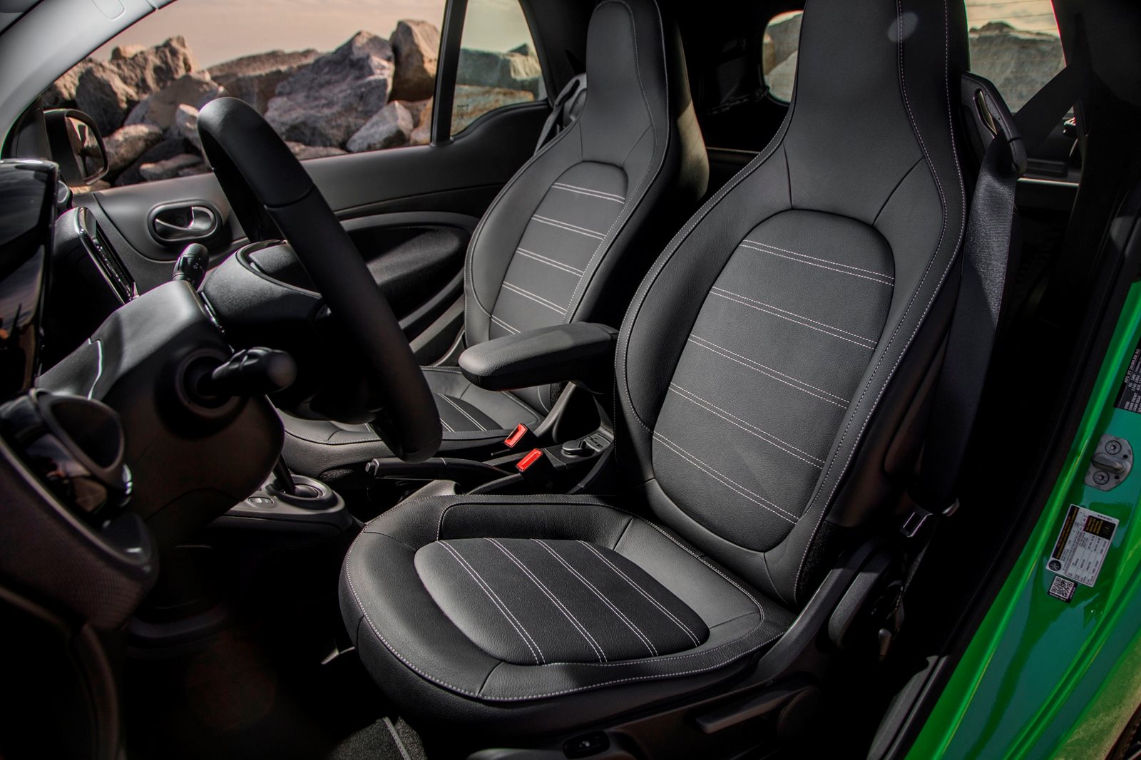 2016 smart fortwo Electric Drive Cabrio Interior Photos