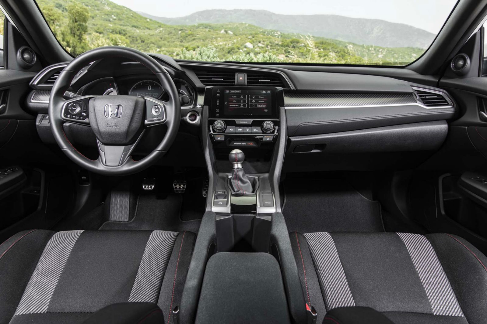 2017 Honda Civic Si Sedan Dashboard