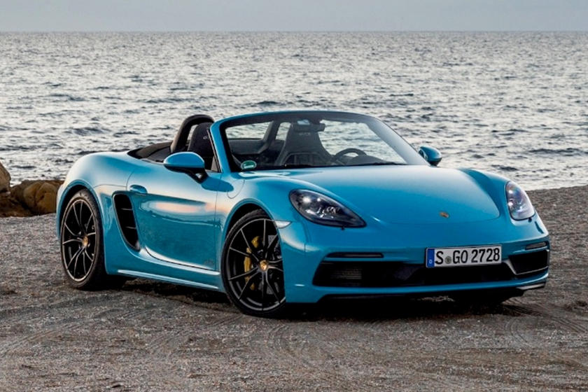 2017 Porsche 718 Boxster Front Angle View
