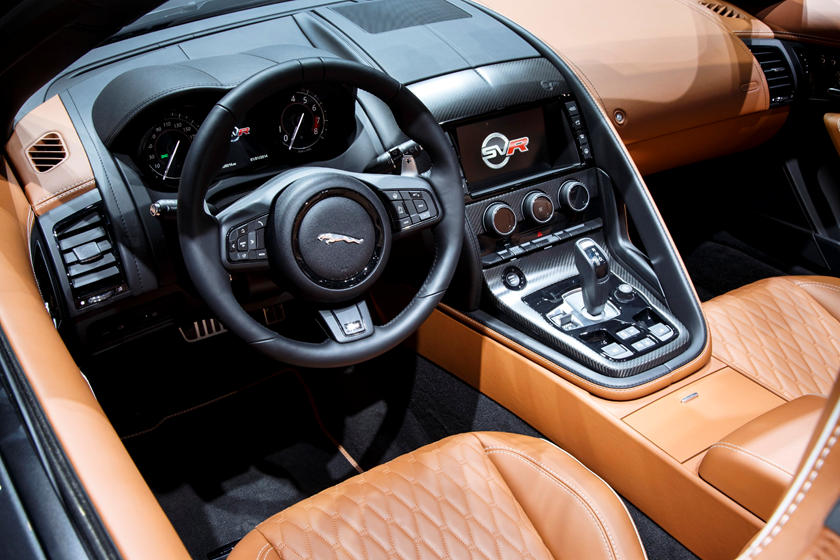 2018 Jaguar F Type Svr Coupe Interior Photos Carbuzz