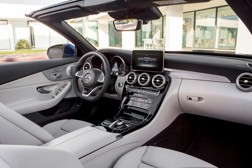 2018 Mercedes Benz C Class Convertible Interior Photos Carbuzz