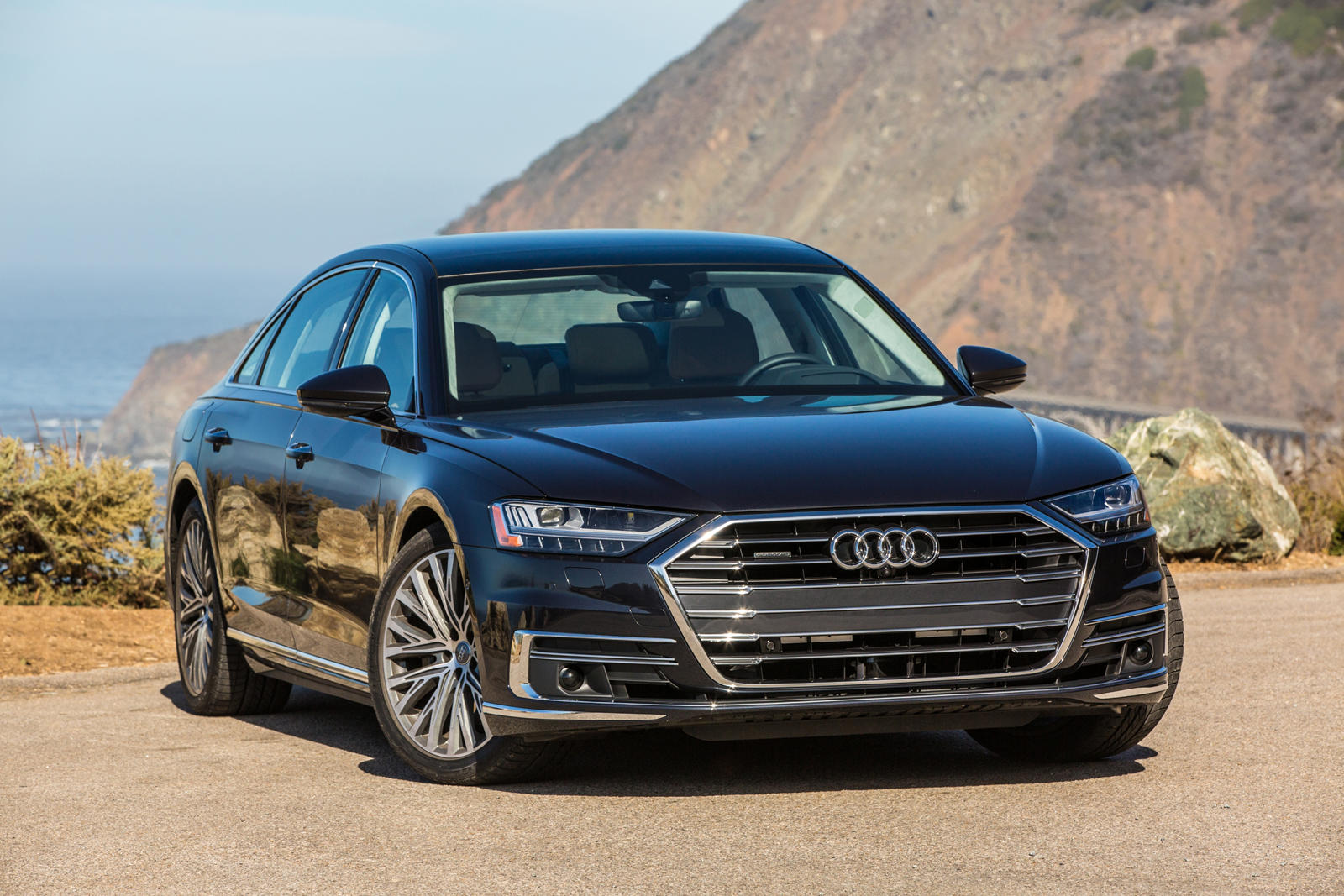 2019 Audi A8 Front Angle View