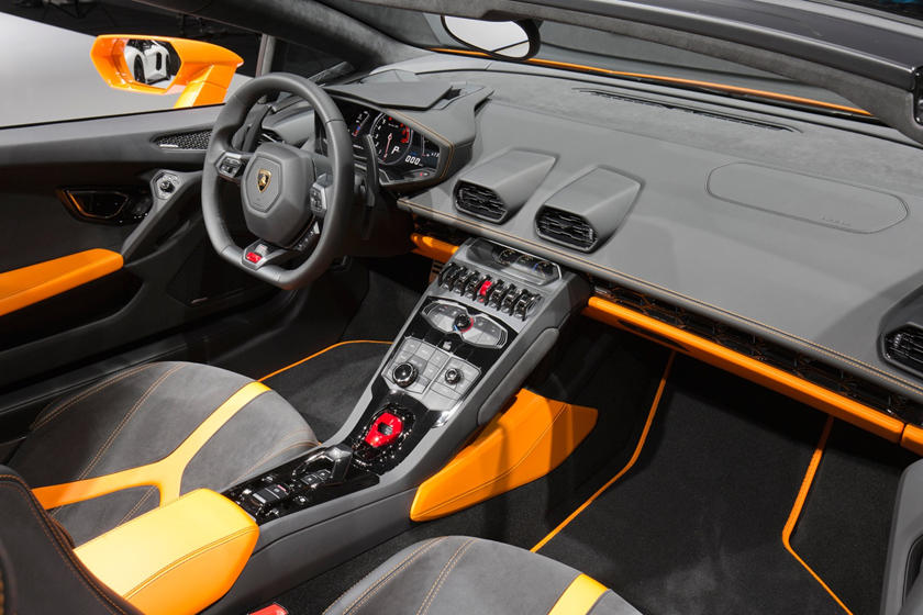 2019 Lamborghini Huracan Spyder Interior Photos Carbuzz