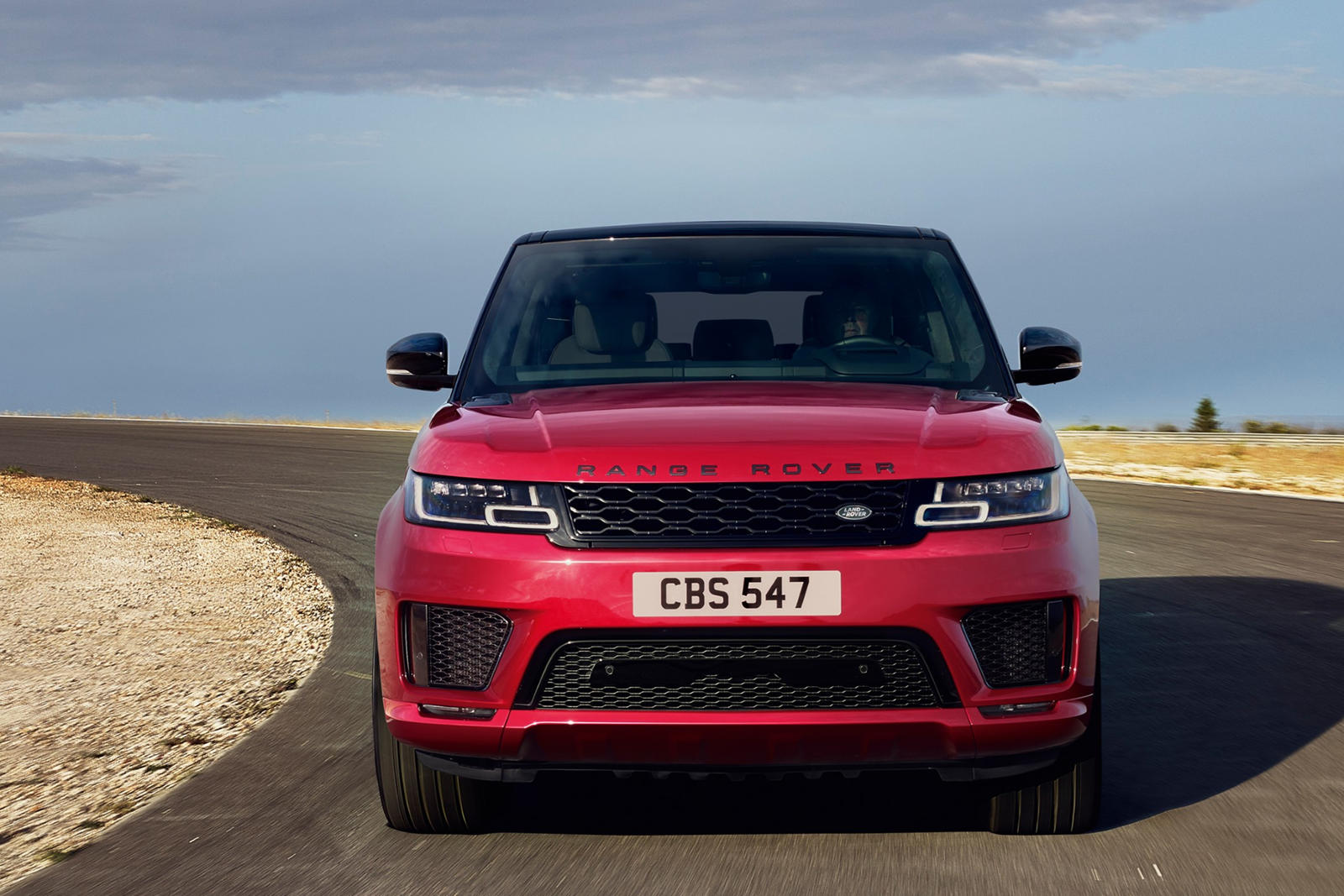 2019 Land Rover Range Rover Sport Front View Driving