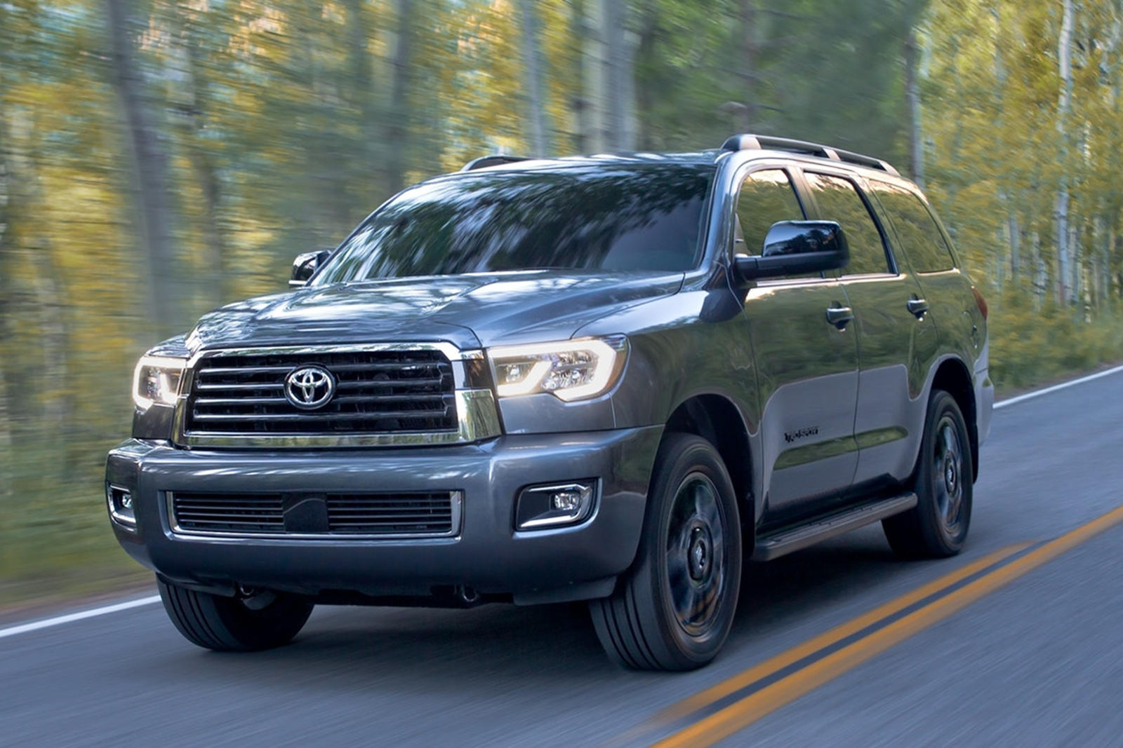 2019 Toyota Sequoia Front View Driving