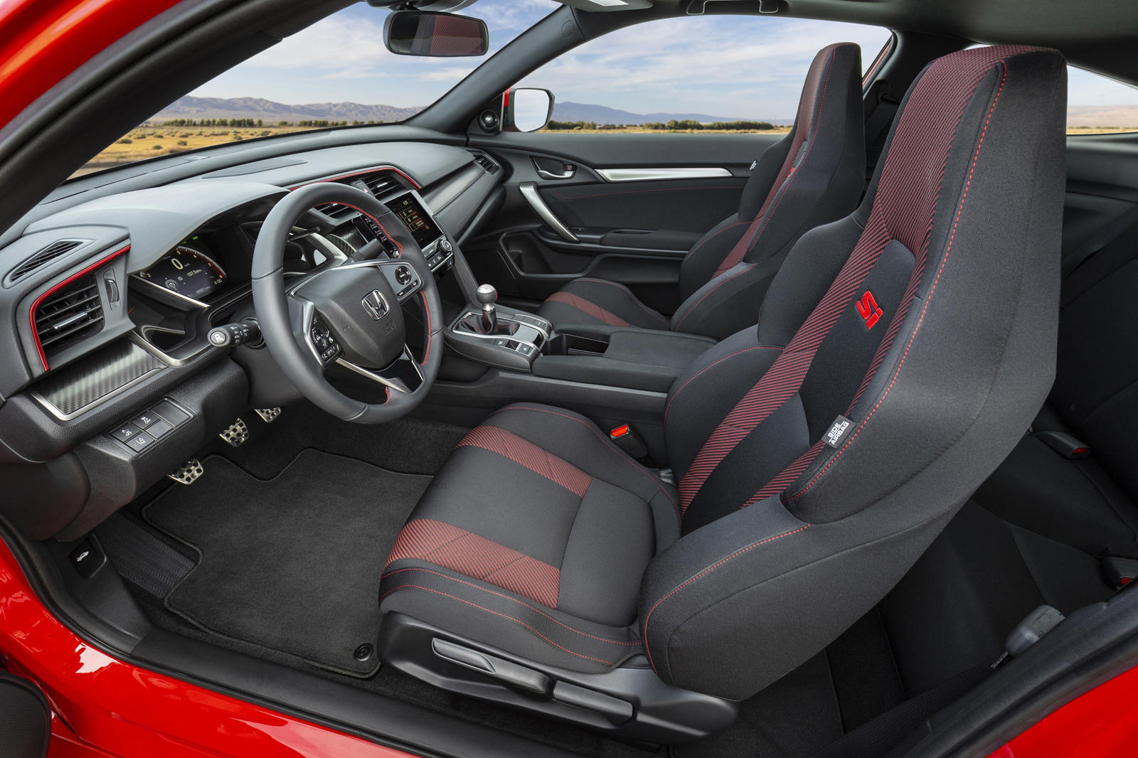 2020 Honda Civic Si Coupe Front Seats. 